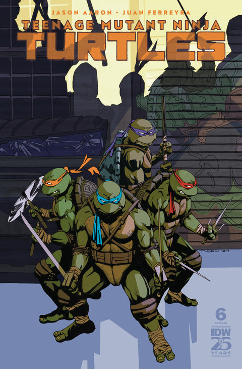 Teenage Mutant Ninja Turtles #6 Variant RI (10) (Thorn) 1:10 IDW Publishing Jason Aaron Juan Ferreyra Carson Thorn