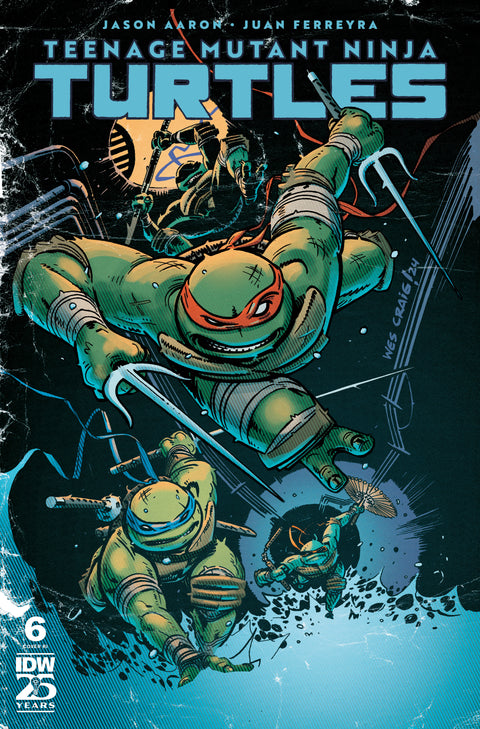 Teenage Mutant Ninja Turtles #6 Variant RI (50) (Craig) 1:50 IDW Publishing Jason Aaron Juan Ferreyra Wes Craig