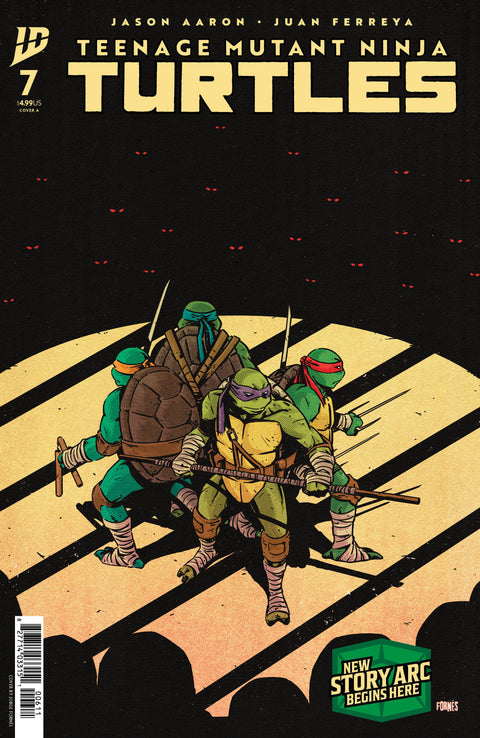 Teenage Mutant Ninja Turtles #7 Cover A (Fornés) IDW Publishing Jason Aaron Juan Ferreyra Jorge Fornés