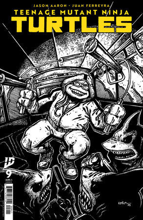 Teenage Mutant Ninja Turtles, Vol. 6 #9 (Cvr D) (2025) 1:10 Kevin Eastman B&W