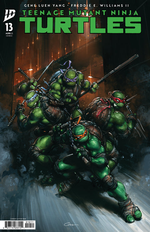 Teenage Mutant Ninja Turtles, Vol. 6 13 Comic Clayton Crain Variant IDW Publishing 2025