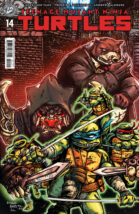 Teenage Mutant Ninja Turtles #14 Variant B (Eastman & Bishop) IDW Publishing Gene Luen Yang Freddie E. Williams II Kevin Eastman