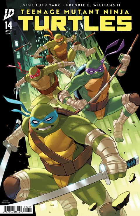 Teenage Mutant Ninja Turtles #14 Variant D (Byrne) IDW Publishing Gene Luen Yang Freddie E. Williams II Stephen Byrne