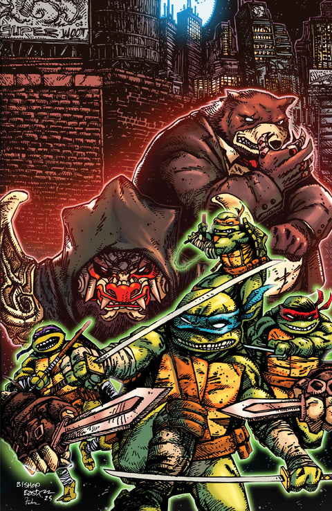 Teenage Mutant Ninja Turtles #14 Variant RI (25) (Eastman & Bishop Full Art) 1:25 IDW Publishing Gene Luen Yang Freddie E. Williams II Kevin Eastman