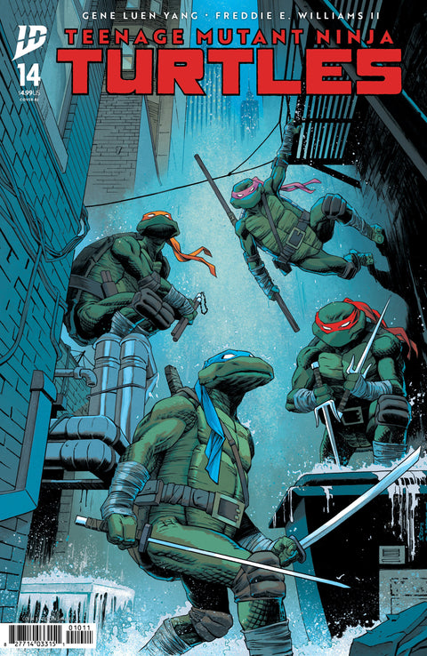 Teenage Mutant Ninja Turtles #14 Variant RI (75) (Shalvey) 1:75 IDW Publishing Gene Luen Yang Freddie E. Williams II Declan Shalvey