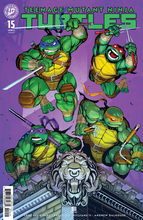 Teenage Mutant Ninja Turtles #15 Variant RI (75) (Chang) 1:75 IDW Publishing Gene Luen Yang Freddie E. Williams II Bernard Chang