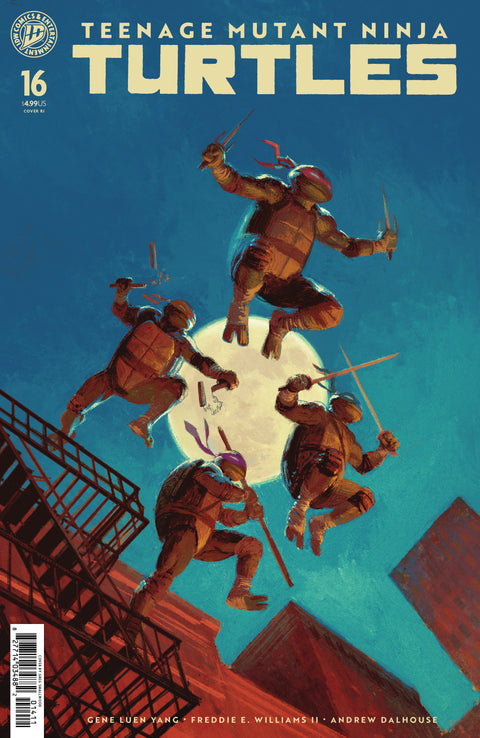 Teenage Mutant Ninja Turtles #16 Variant RI (75) (Smallwood) 1:75 IDW Publishing Gene Luen Yang Freddie E. Williams II Greg Smallwood