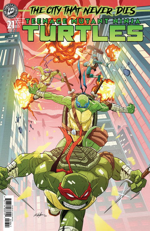 Teenage Mutant Ninja Turtles #21 Variant RI (25) (Griffin) 1:25 IDW Publishing Gene Luen Yang Fero Pe Colm Griffin