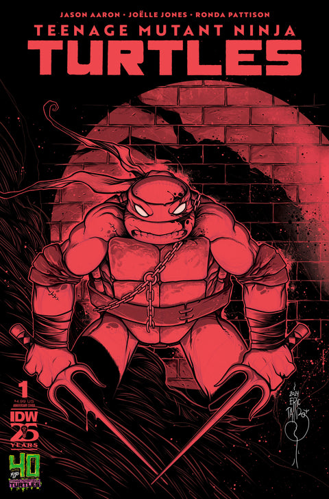 Teenage Mutant Ninja Turtles (2024) #1 Variant 40th Anniversary (Talbot) IDW Publishing Jason Aaron Joelle Jones Eric Talbot