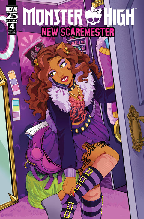 Monster High: New Scaremester #4 Variant B (Camacho) IDW Publishing Jacque Aye Caroline Shuda Luciannys Camacho