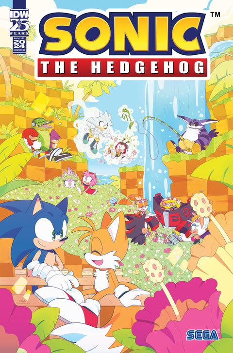 Sonic the Hedgehog: Annual 2024 Variant RI (10) (Ata) 1:10 IDW Publishing VARIOUS, VARIOUS Gigi Dutreix Iasmin Omar Ata