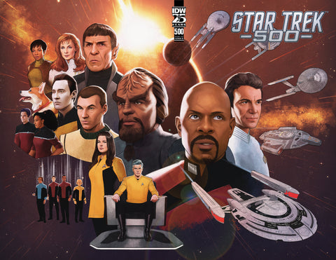Star Trek #500 Variant B (Bartok) IDW Publishing Christopher Cantwell VARIOUS, VARIOUS Jake Bartok