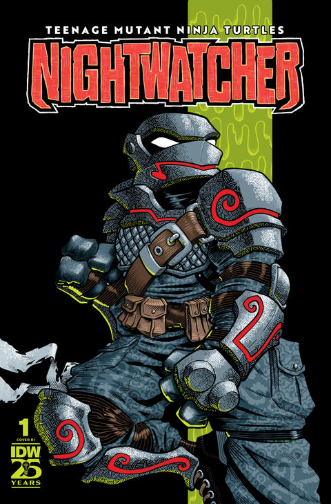 Teenage Mutant Ninja Turtles: Nightwatcher #1 Variant RI (10) (J. Gonzo) 1:10 IDW Publishing Juni Ba Fero Pe J. Gonzo