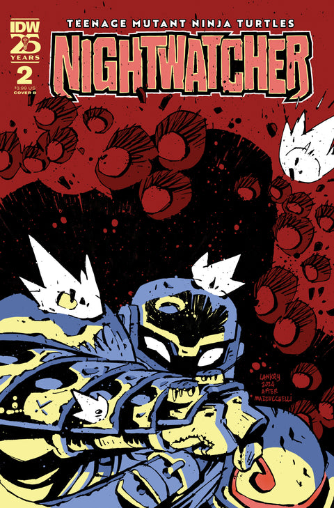 Teenage Mutant Ninja Turtles: Nightwatcher #2 Variant B (Lankry) IDW Publishing Juni Ba Fero Pe Jon Lankry