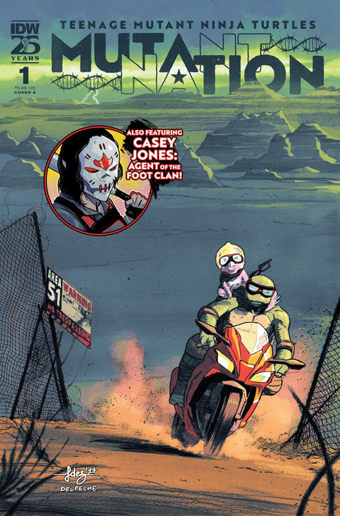 Teenage Mutant Ninja Turtles: Mutant Nation #1 Cover A (Fernandez) IDW Publishing Tom Waltz Vincenzo Federici Javier Fernandez