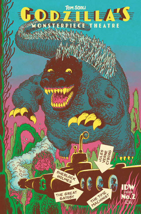 Godzilla’s Monsterpiece Theatre #2 Cover A (Scioli) IDW Publishing Tom Scioli Tom Scioli Tom Scioli