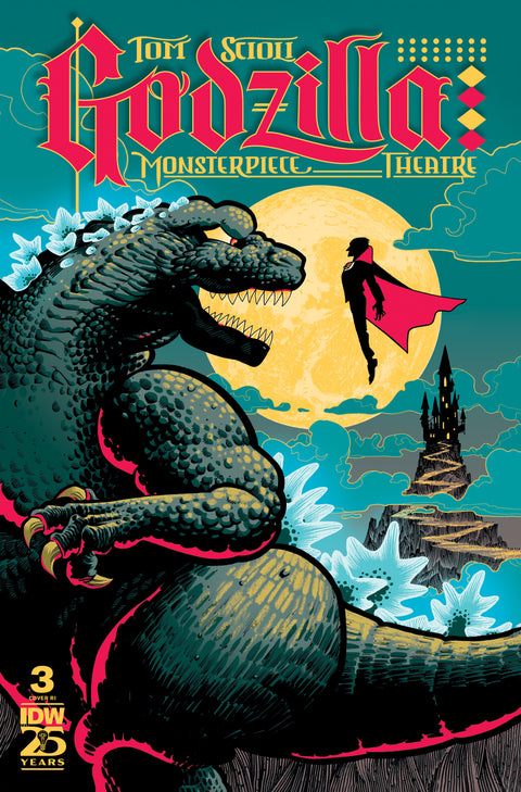 Godzillas Monsterpiece Theatre #3 Variant RI (10) (J. Gonzo) 1:10 IDW Publishing Tom Scioli Tom Scioli J. Gonzo