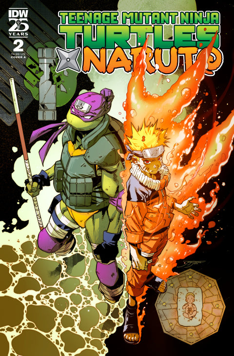 Teenage Mutant Ninja Turtles x Naruto #2 Cover A (Jiménez) IDW Publishing Caleb Goellner Hendry Prasetya Jorge Jiménez