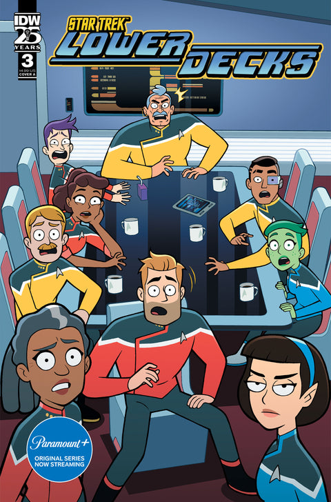 Star Trek: Lower Decks #3 Cover A (Lawrence) IDW Publishing Ryan North Jack Lawrence Jack Lawrence