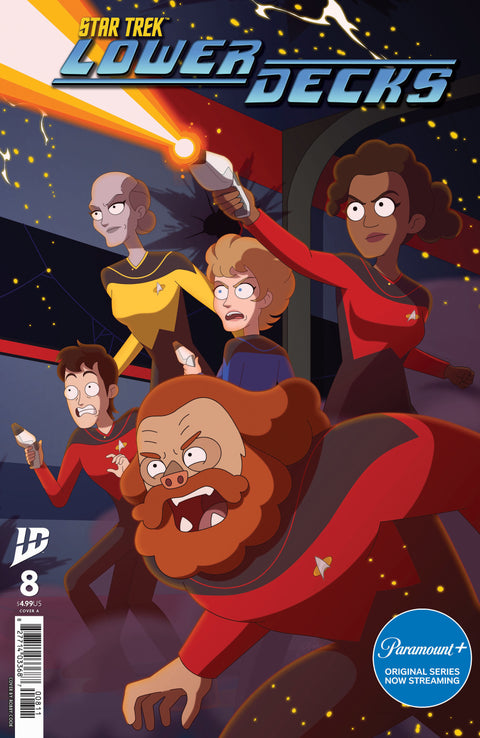 Star Trek: Lower Decks #8 Cover A (Cook) IDW Publishing Tim Sheridan Robby Cook Robby Cook