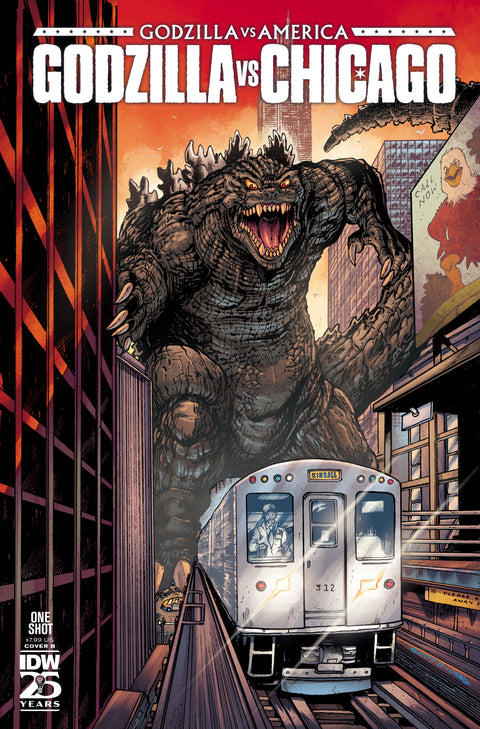 Godzilla Vs. America: Chicago Variant B (Seeley) IDW Publishing Various Various Tim Seeley