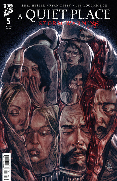 A Quiet Place: Storm Warning #5 Variant B (Pearson) IDW Publishing Phil Hester Phil Hester John Pearson