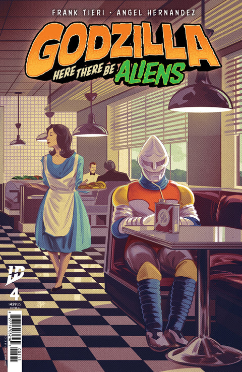 Godzilla: Here There Be Aliens 4 Comic Angel Hernandez Variant IDW Publishing 2025