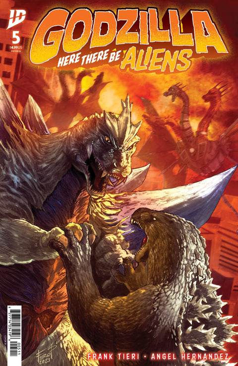 Godzilla: Here There Be Aliens 5 Comic Fero Peniche IDW Publishing 2025