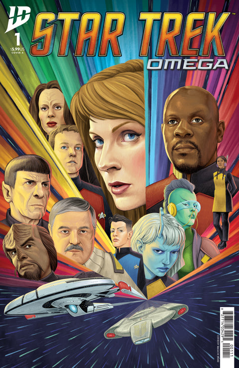 Star Trek: Omega Cover A (Ward) IDW Publishing Christopher Cantwell Various Malachi Ward