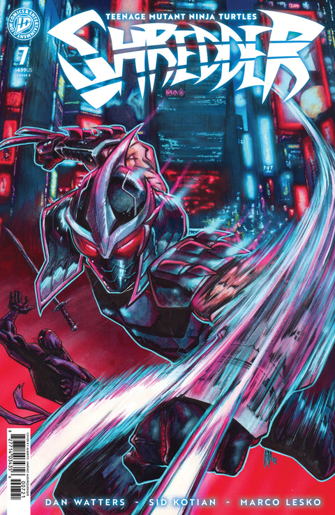 Teenage Mutant Ninja Turtles: Shredder #7 Variant B (Jiménez Alburquerque) IDW Publishing Dan Watters Sid Kotian Alberto Jiménez Alburquerque