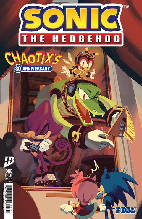 Sonic The Hedgehog Chaotix's 30th Anniversary 1 Comic 1:25 Nathalie Fourdraine Incentive IDW Publishing 2025