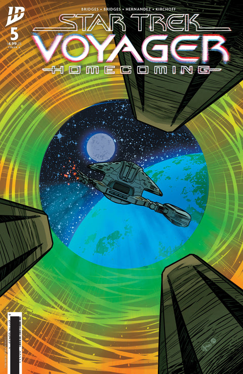 Star Trek: Voyager--Homecoming #5 Cover A (Hernandez) IDW Publishing Susan Bridges Angel Hernandez Angel Hernandez