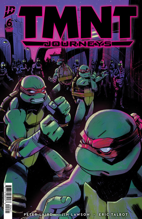 TMNT: Journeys #6 Variant B (Duncan) IDW Publishing Peter Laird Jim Lawson Dan Duncan