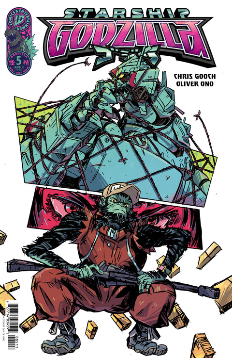 Starship Godzilla [Kai-Sei Era] #5 Cover A (Ono) IDW Publishing Chris Gooch Oliver Ono Oliver Ono
