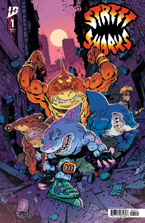 Street Sharks (IDW) 1 Comic Jorge Corona Variant IDW Publishing 2025