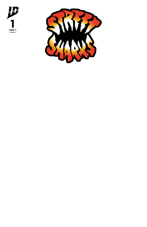 Street Sharks (IDW) 1 Comic Blank Variant IDW Publishing 2025
