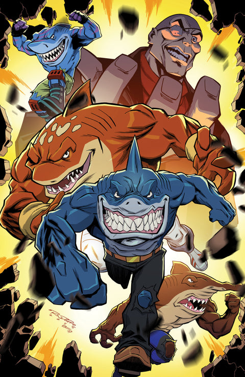 Street Sharks (IDW) 1 Comic 1:50 Khary Randolph Incentive IDW Publishing 2025