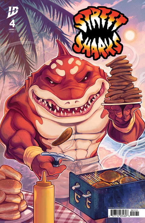 Street Sharks #4 Variant C (Beals) IDW Publishing Stephanie Williams Ariel Medel Elizabeth Beals