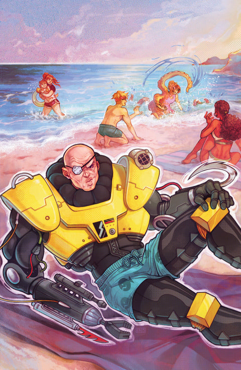 Street Sharks #5 Variant RI (10) (Beals Full Art) 1:10 IDW Publishing Stephanie Williams Ariel Medel Elizabeth Beals