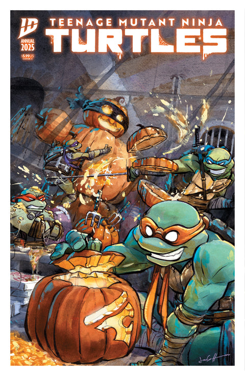 Teenage Mutant Ninja Turtles: Annual 2025 1 Comic Jared Cullum Holiday Variant IDW Publishing 2025