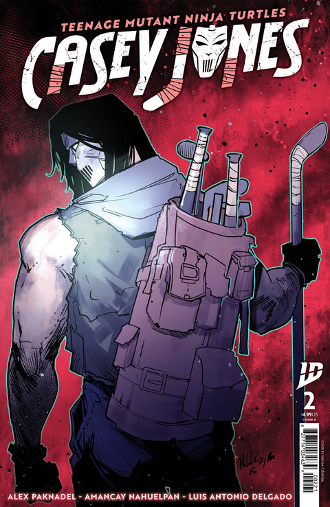 Teenage Mutant Ninja Turtles: Casey Jones 2 Comic Nikola Cizmesija Variant IDW Publishing 2025