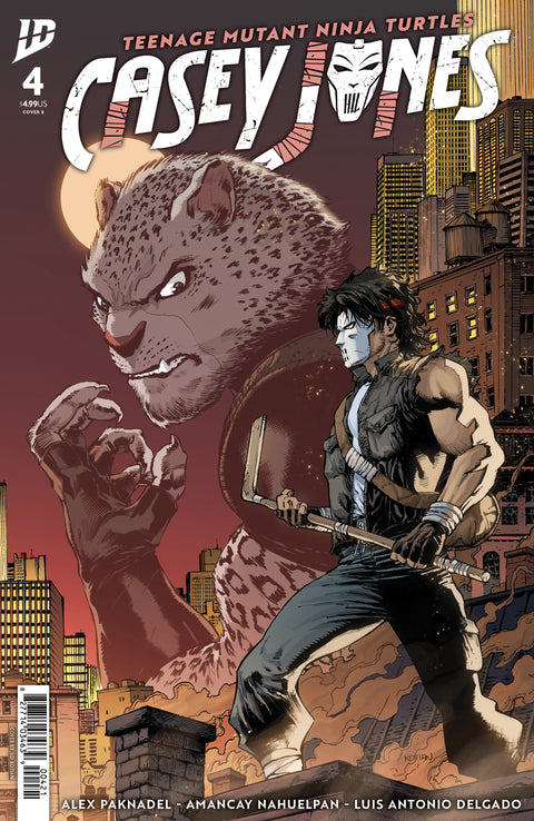 Teenage Mutant Ninja Turtles: Casey Jones 4 Comic Sid Kotian Variant IDW Publishing 2026