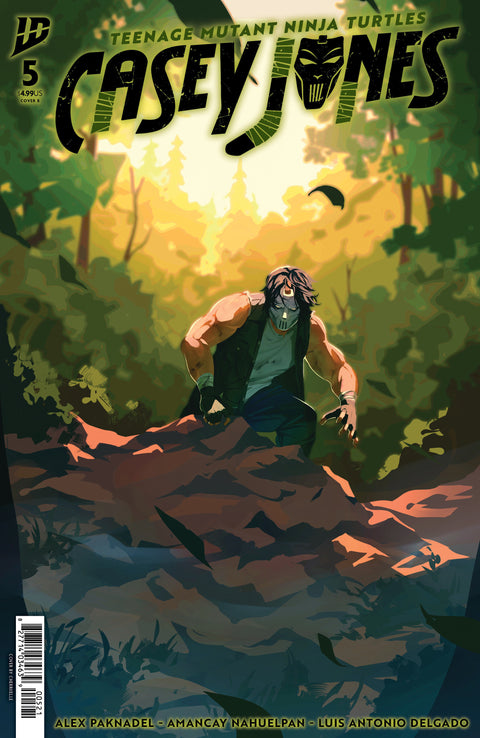 Teenage Mutant Ninja Turtles: Casey Jones #5 Variant B (cherriielle) IDW Publishing Alex Paknadel Amancay Nahuelpan Cherriielle