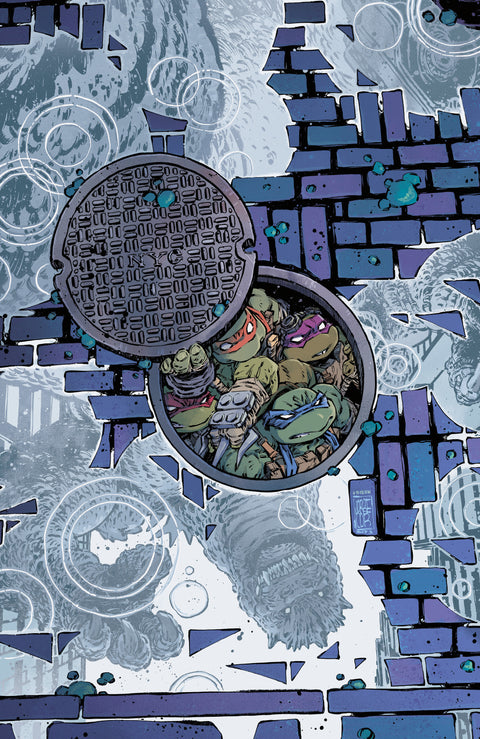 Teenage Mutant Ninja Turtles x Godzilla #4 Variant RI (25) (Corona Full Art) 1:25 IDW Publishing Tim Seeley Fero Pe Jorge Corona