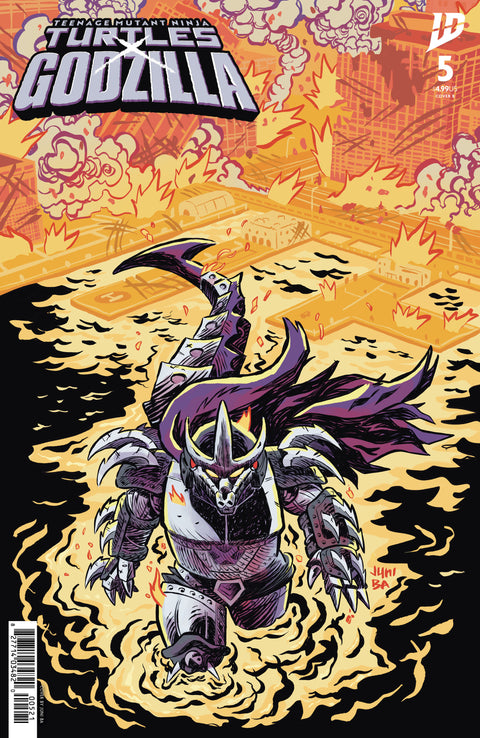 Teenage Mutant Ninja Turtles x Godzilla 5 Comic Juni Ba Variant IDW Publishing 2026