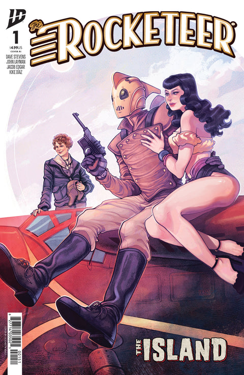The Rocketeer: The Island #1 Variant RI (25) (Beals) 1:25 IDW Publishing John Layman Jacob Edgar Elizabeth Beals