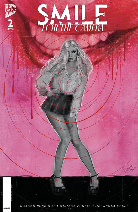Smile: For the Camera #2 Variant B (Vilchez) IDW Publishing Hannah Rose May Miriana Puglia Suspiria Vilchez