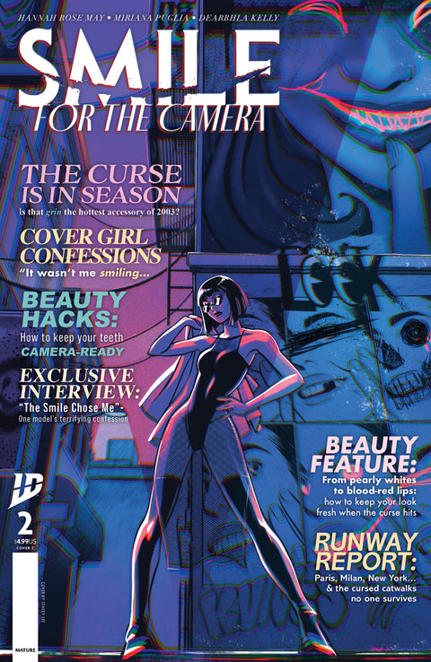 Smile: For the Camera #2 Variant C (Phillips Fashion Magazine Variant) IDW Publishing Hannah Rose May Miriana Puglia Stacey Lee Phillips