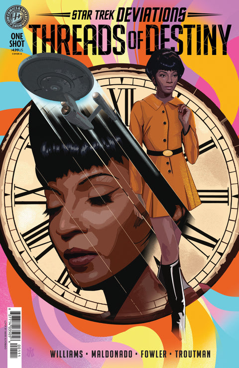 Star Trek: Deviations--Threads of Destiny Cover A (Alvarado) IDW Publishing Stephanie Williams Gregory Maldonado 