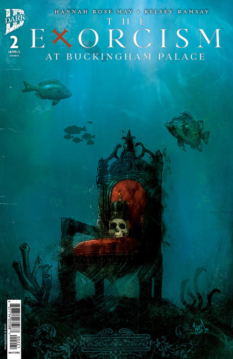 The Exorcism at Buckingham Palace #2 Variant B (Damien Worm) IDW Publishing Hannah Rose May Kelsey Ramsay DAMIEN WORM